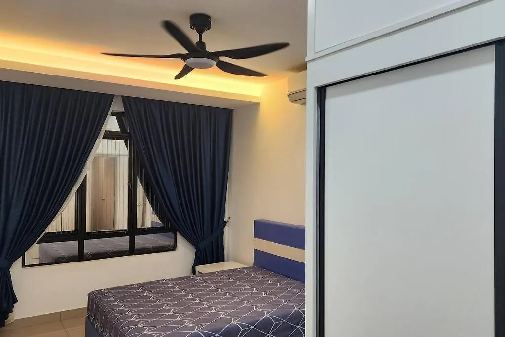 Appartement 3 Bedroom Condo Eila Homestay In Larkin, Ac, Wi-Fi Johor Bahru