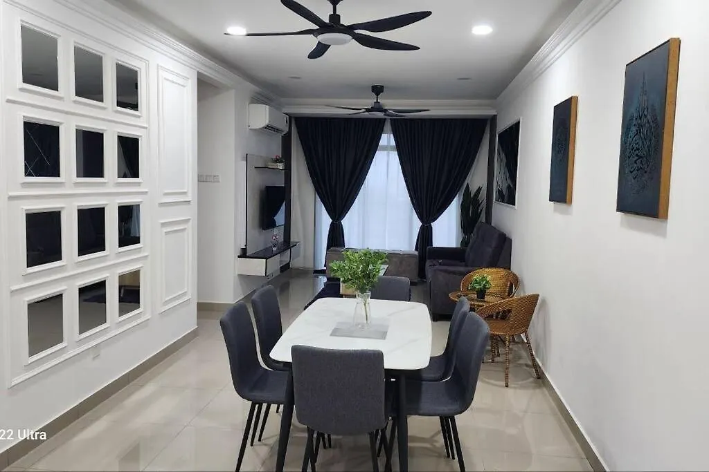 3 Bedroom Condo Eila Homestay In Larkin, Ac, Wi-Fi Johor Bahru 0*,  Maleisië
